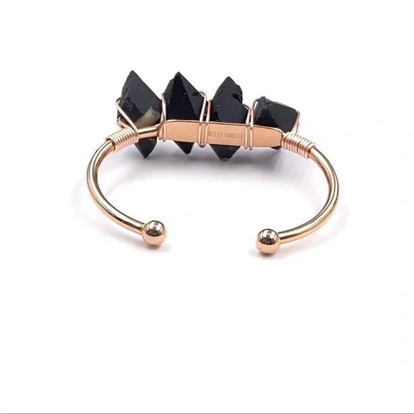 Kinsley Armelle Rose Gold Raven Bracelet, size 6.25-7.25” - Picture 3 of 4